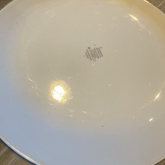 6 Vintage Corelle "Shadow Iris" 10" Dinner Plates Set, USED, White - Picture 10 of 12
